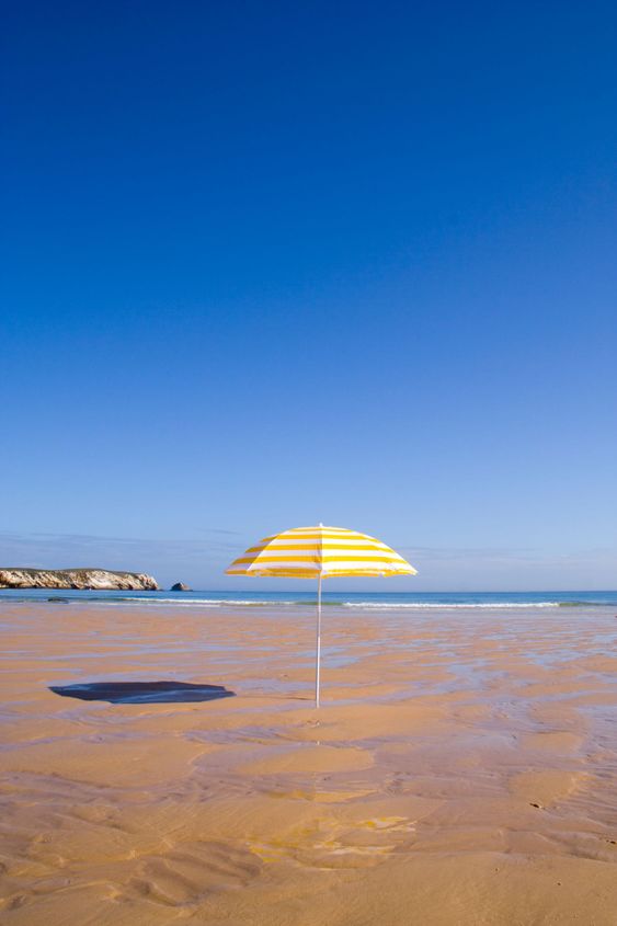 parasol at the beach
