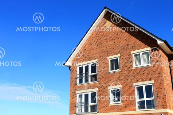 Corner of modern house