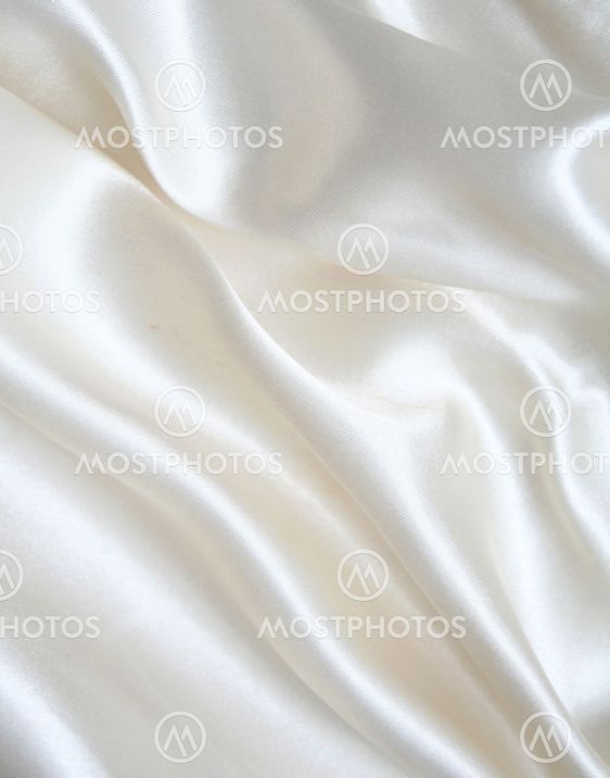 Smooth elegant white silk as background