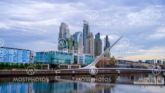 View on Puerto Madero in Buenos Aires