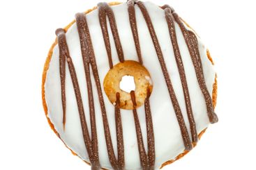 donut isolated on white background