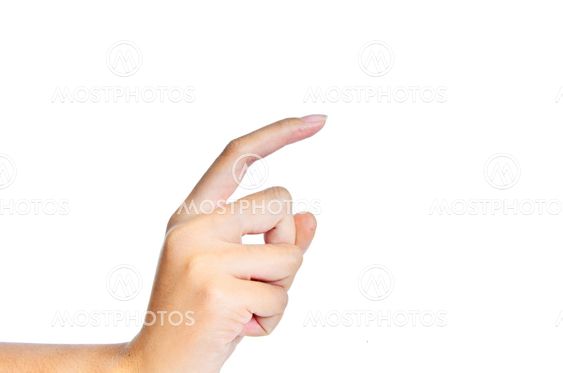 one finger