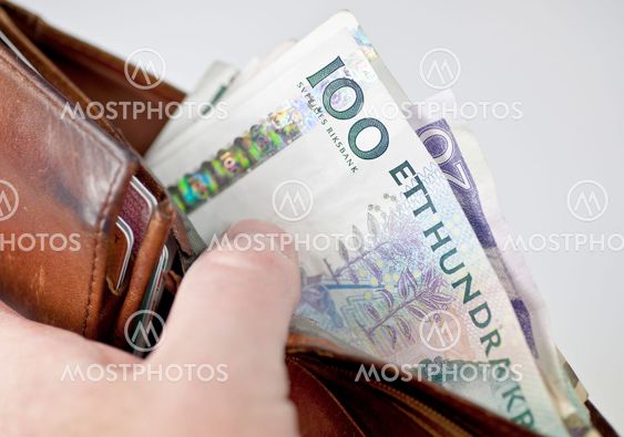A bulging wallet