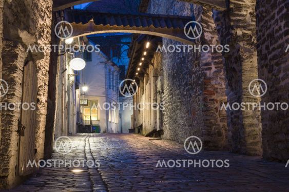 Katariina kaik (St. Catherine's Passage) - half-hidden walkway in old town of Tallinn, Estonia