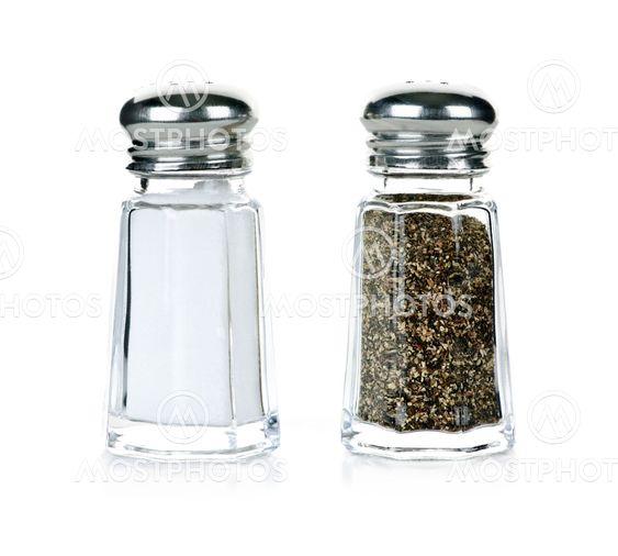 Salt and pepper shakers