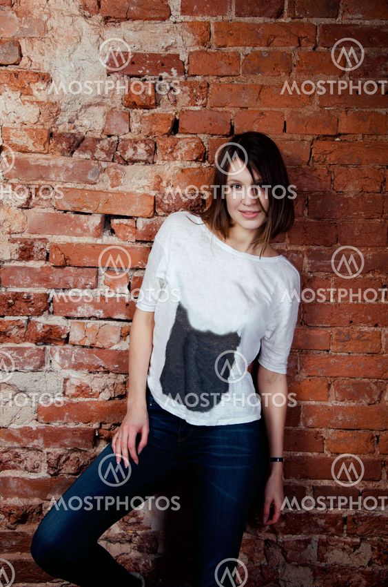 Girl in evening dress