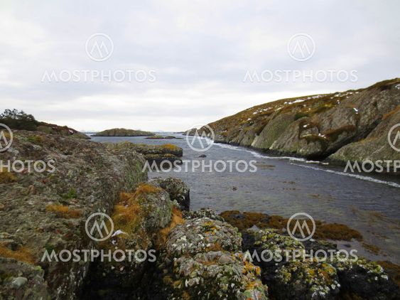 Tight shore in Bulandet, Norway