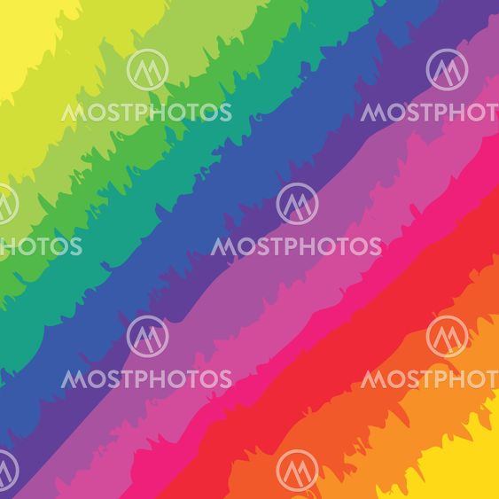 Rainbow Brush Marks