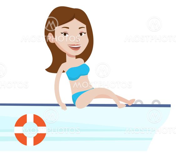 Young happy woman tanning on sailboat.