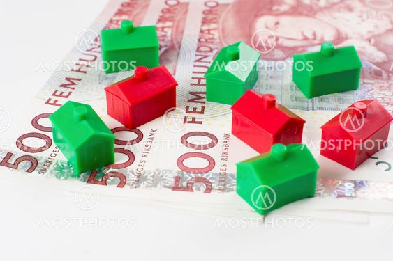500 SEK with houses in perspective