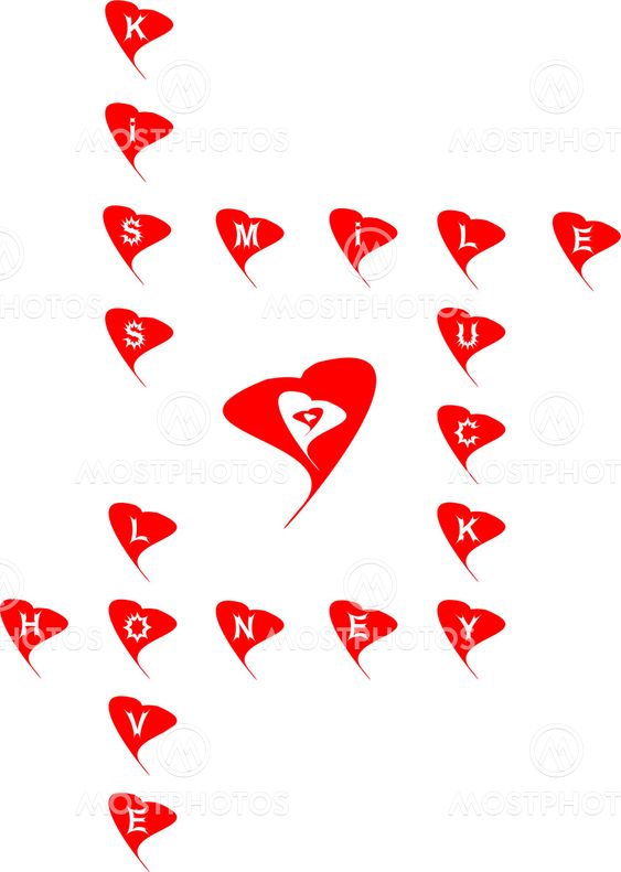 greeting love crossword with heart