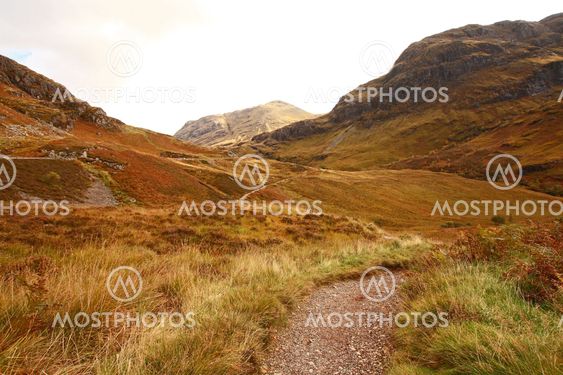 Glencoe in October, Scottish highlands, Scotland, UK