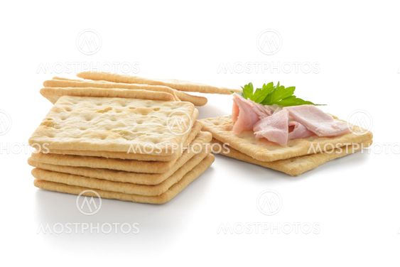 Crackers with Ham