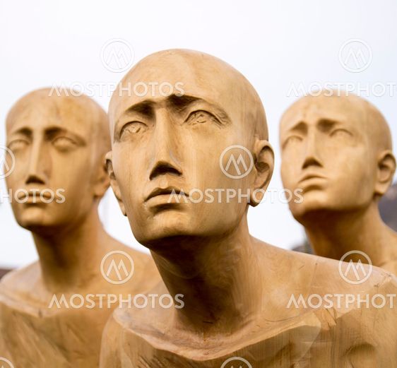 faces of wood