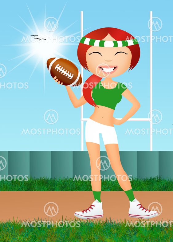girl playing rugby