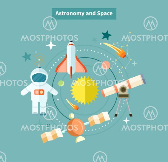 Astronomy and Space Web Page Design