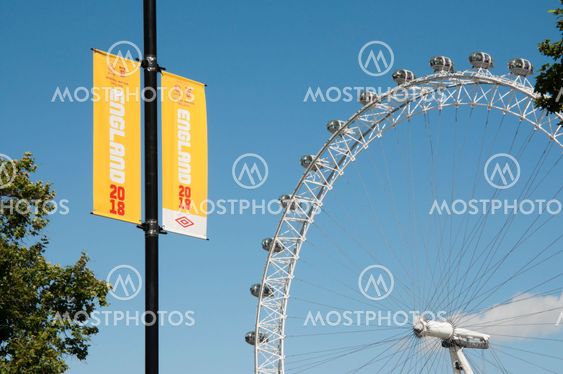 LONDON - August 24: England's bid to host FIFA's 2018 world cup. August 24, 2010 in London, England.