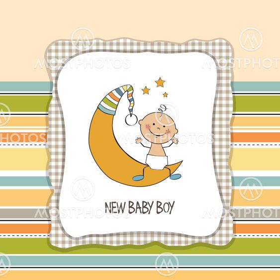 baby boy shower card
