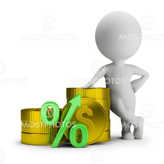 3d small people - deposit percentage