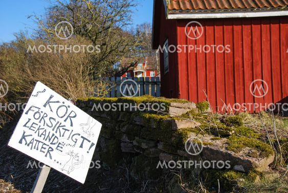 Home made road sign
