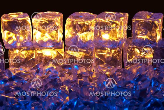 Blue and Gold Ice