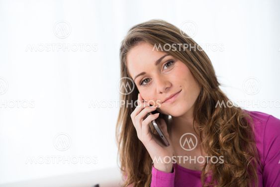isolated portrait of a beautiful young women