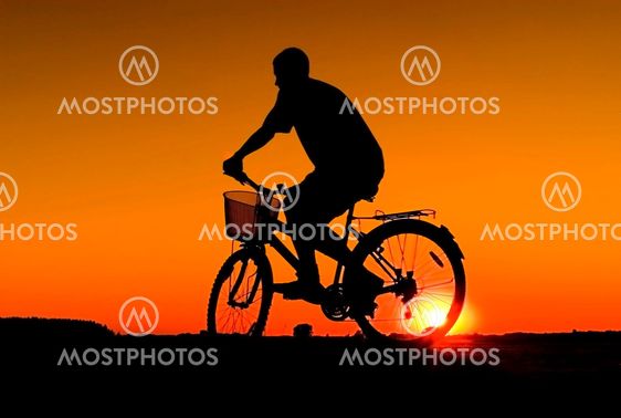 Biker silhuett