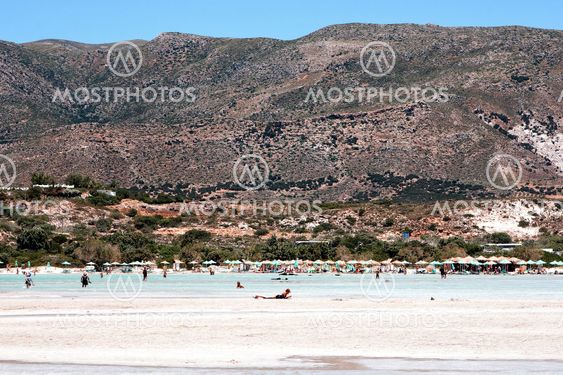 Beach, Elafonissi, Crete