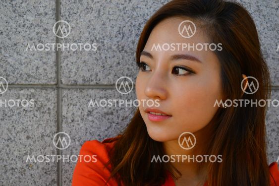 Asian Young Business Woman's Portrait