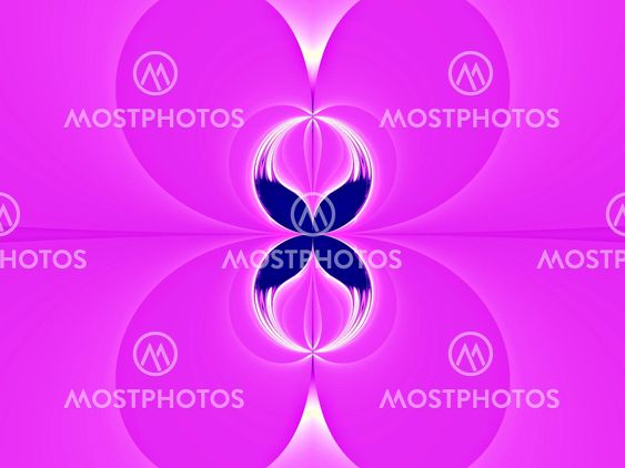 Abstract blue petals