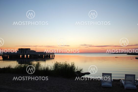 Sunset at the beach