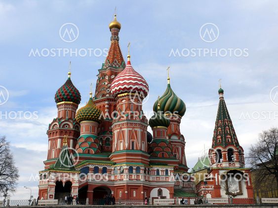 Saint Basil's Cathedral in Moscow, Russia