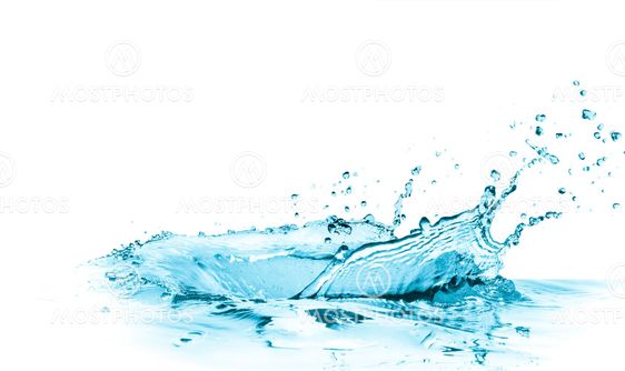turquoise water splash