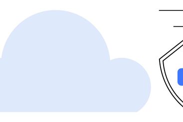 Cloud Storage Security Concept Featuring Cloud Icon and...