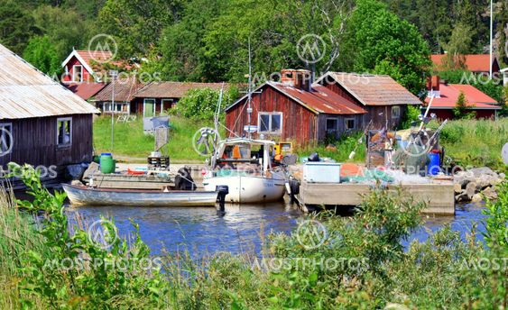 Fiskeläget vid Bönan, Gävle