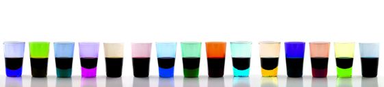 Long Line of Drinking Glasses