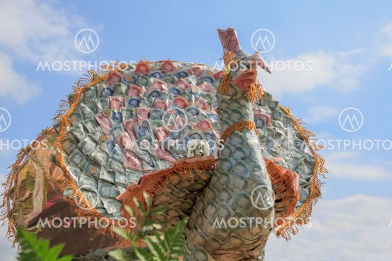 origami peacock