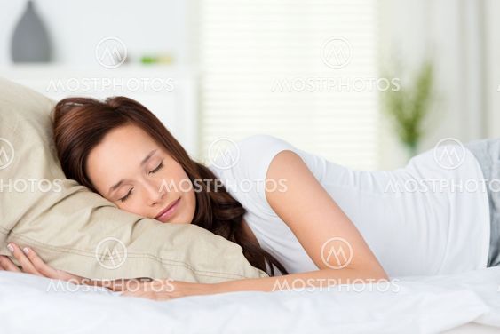 Beautiful sleeping woman