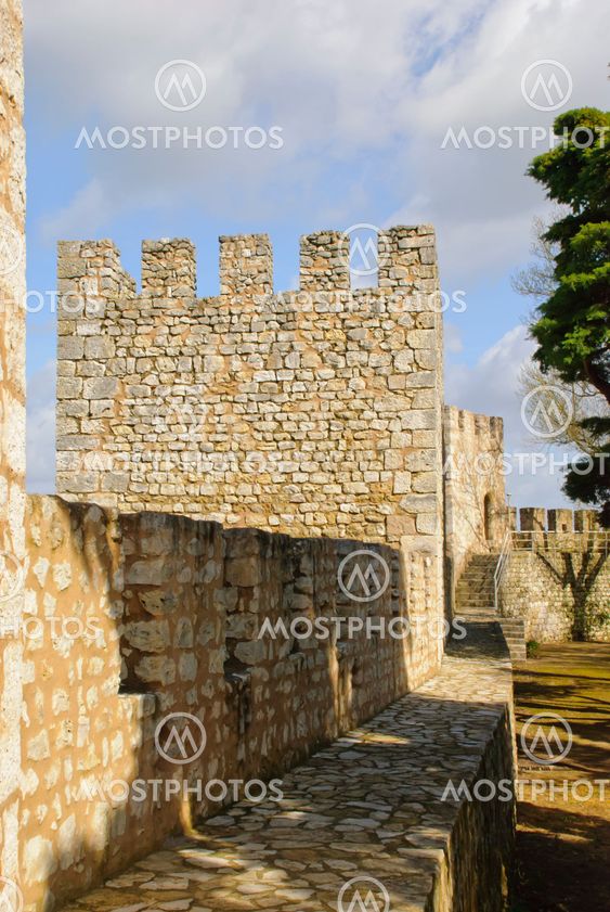 Castle tower, Torres Novas, Portugal