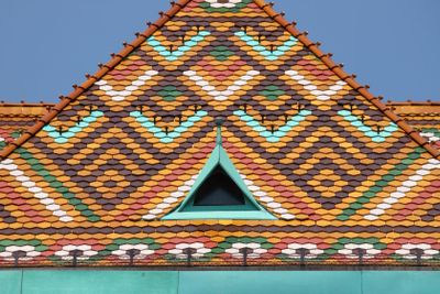 Multicoloured roof of Matthias Church