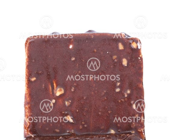 Top chocolate-coated ice cream sandwich.