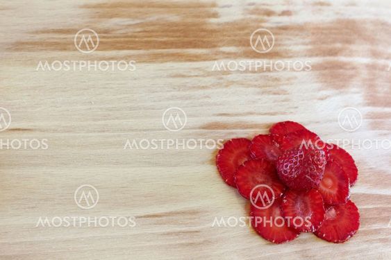 strawberry flower corner