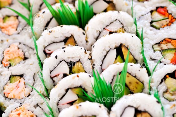 Sushi platter