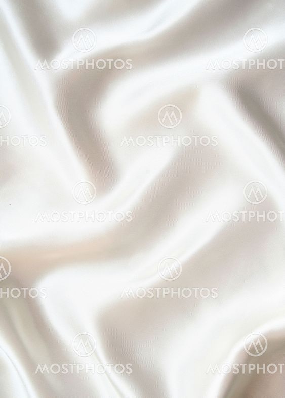Smooth elegant white silk as background