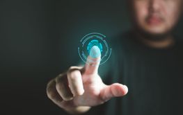 Fingerprint cyber security scanning biometric...