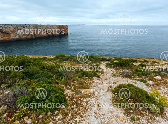 Summer Atlantic coast (Cape St. Vincent, Algarve,...