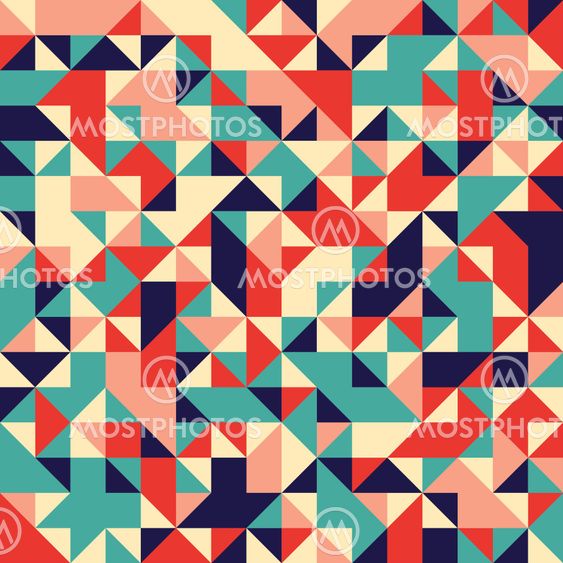 Seamless geometric pattern