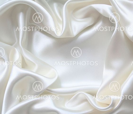 Smooth elegant white silk can use as wedding background
