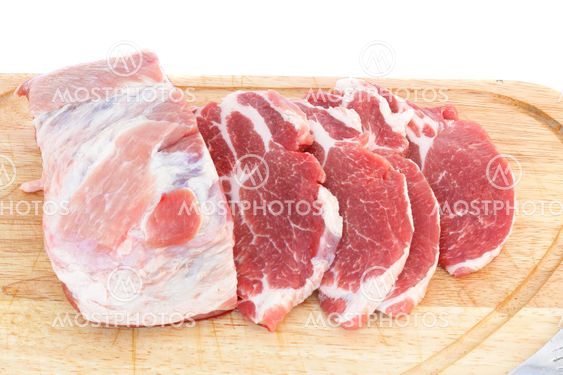 Raw meat