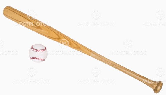 Baseball Bat and Baseball